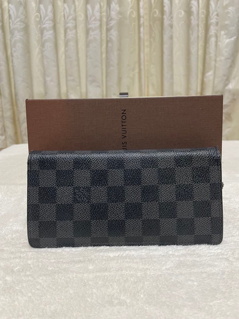 LOUIS VUITTON ダミエ メンズ長財布 ポルトフォイユブラザ