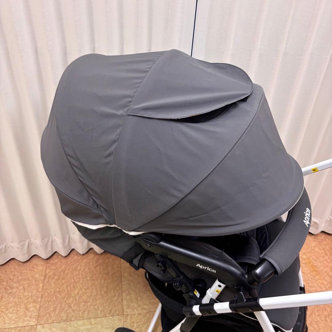 クリーニング済　☆綺麗☆　アップリカ　カルーンエアー　ハイシート　グレー