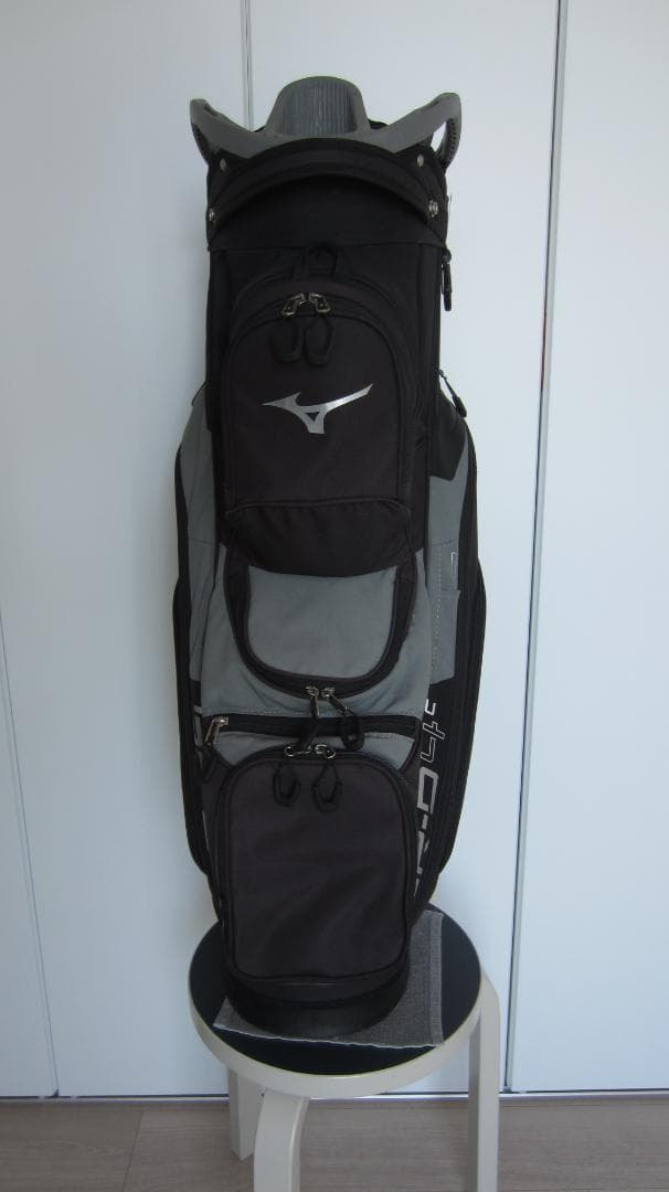 MIZUNO キャディバッグ BR-D4c カートバッグ（黒色）