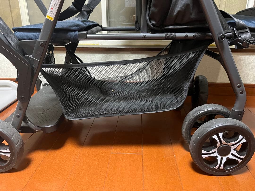 カトージ ベビーカー 二人でゴー ネイビー　二人乗りベビーカー