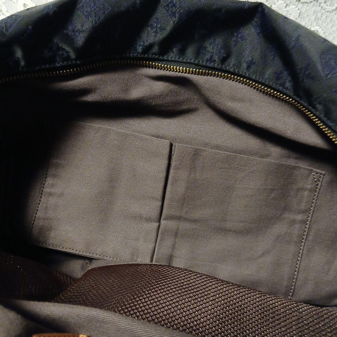 russet ラシット　ボストンバッグ　ネイビー　美品