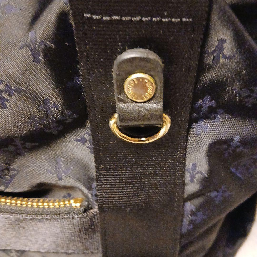 russet ラシット　ボストンバッグ　ネイビー　美品