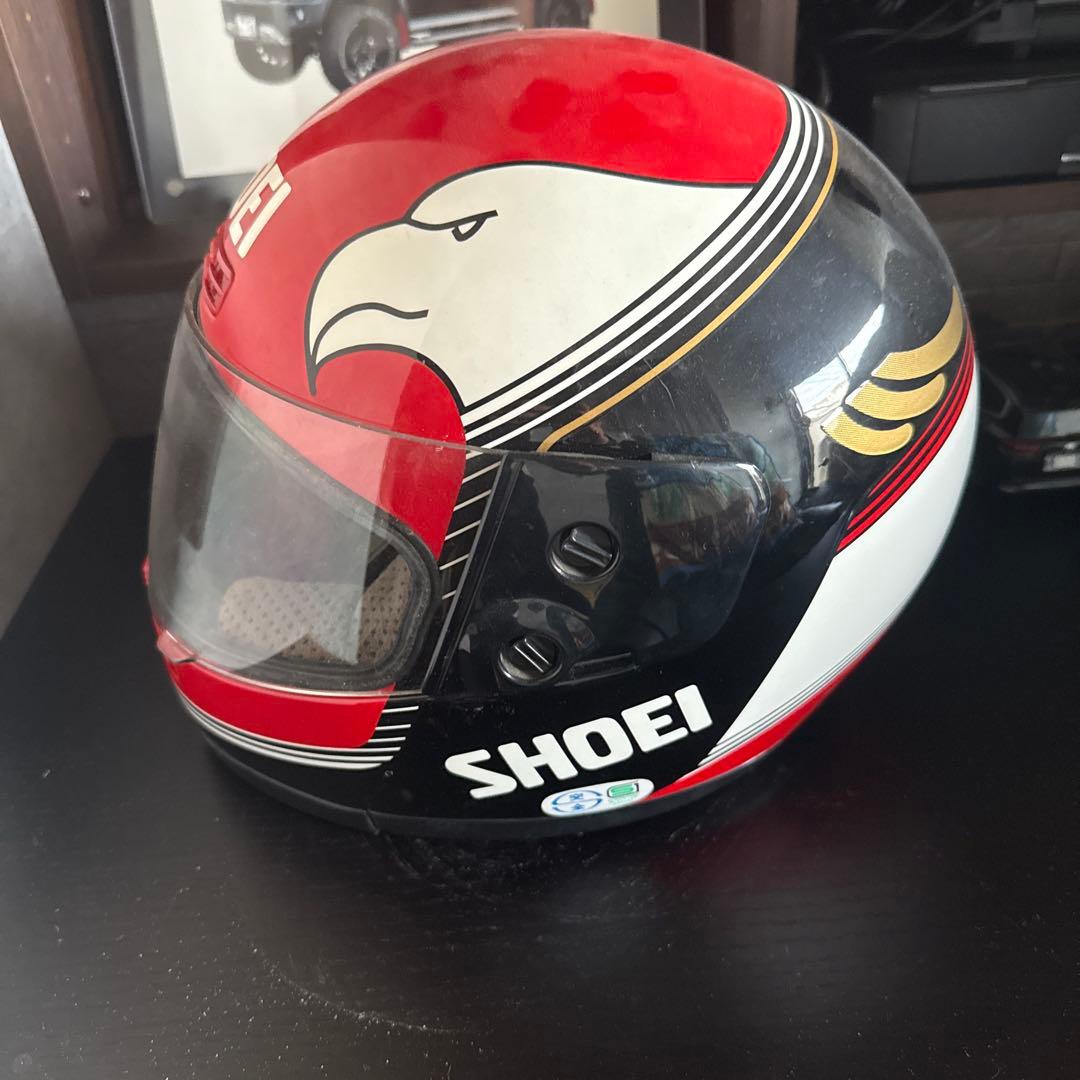 SHOEI フルフェイスヘルメット 鷲デザイン 昭和レトロ週末限定値下げ