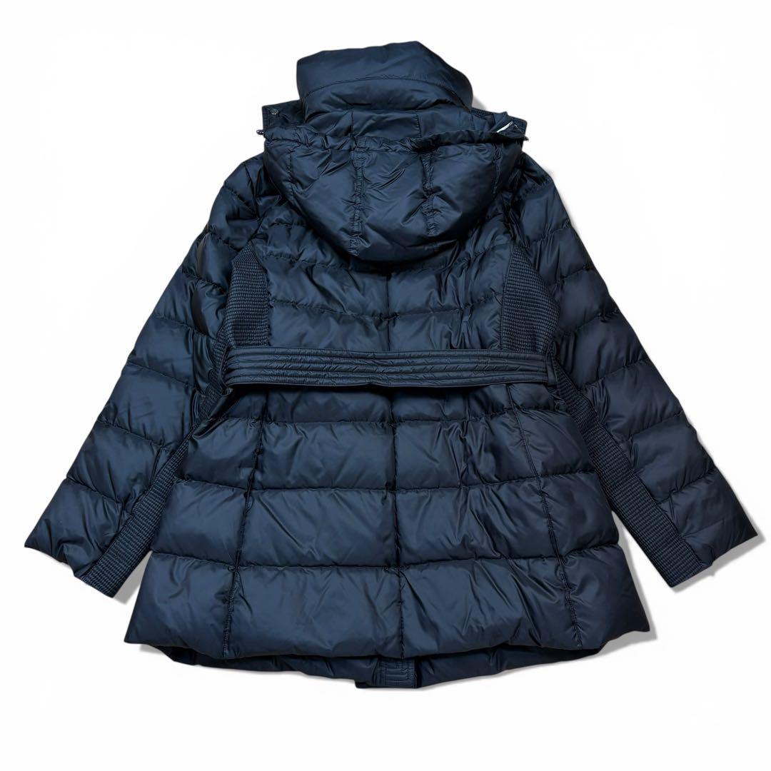 極美品 バーバリーロンドン ベルテッドダウンジャケット メガチェック サイズ44