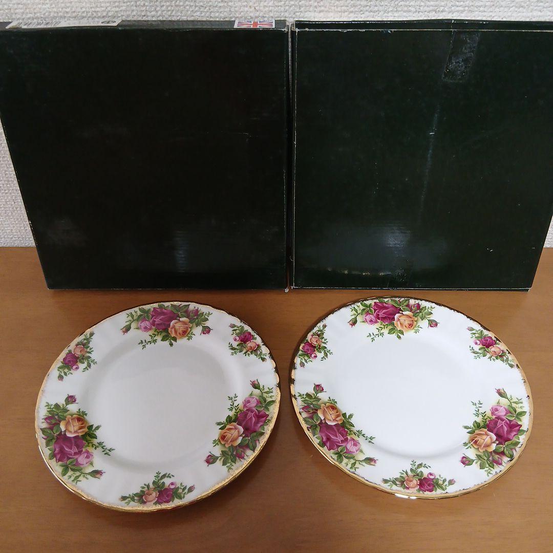   Old Country Roses 皿 2枚セット