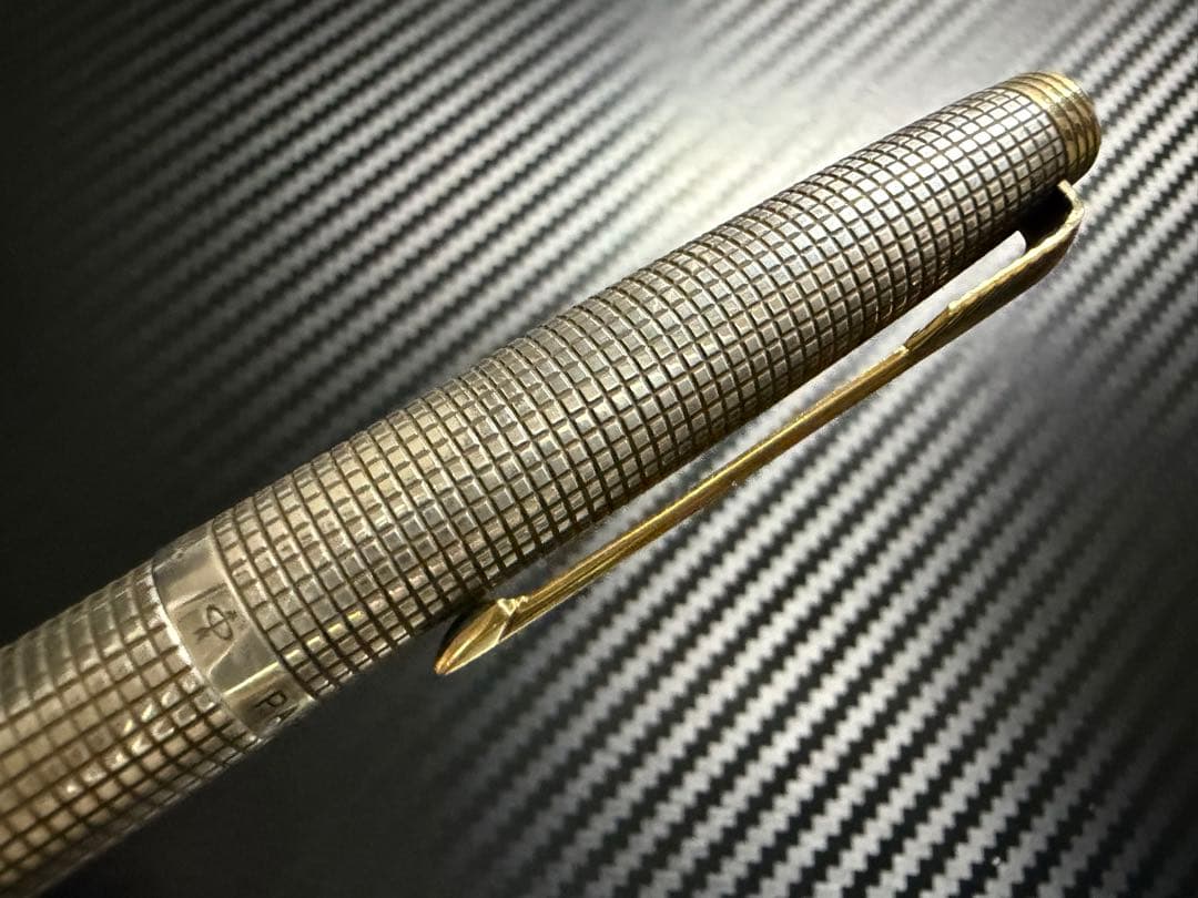 初期型 パーカー フラットトップ 75 シズレ XF 極細字 万年筆