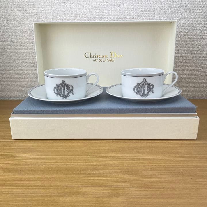 Christian Dior プロシュディオール・ペアー紅茶碗皿