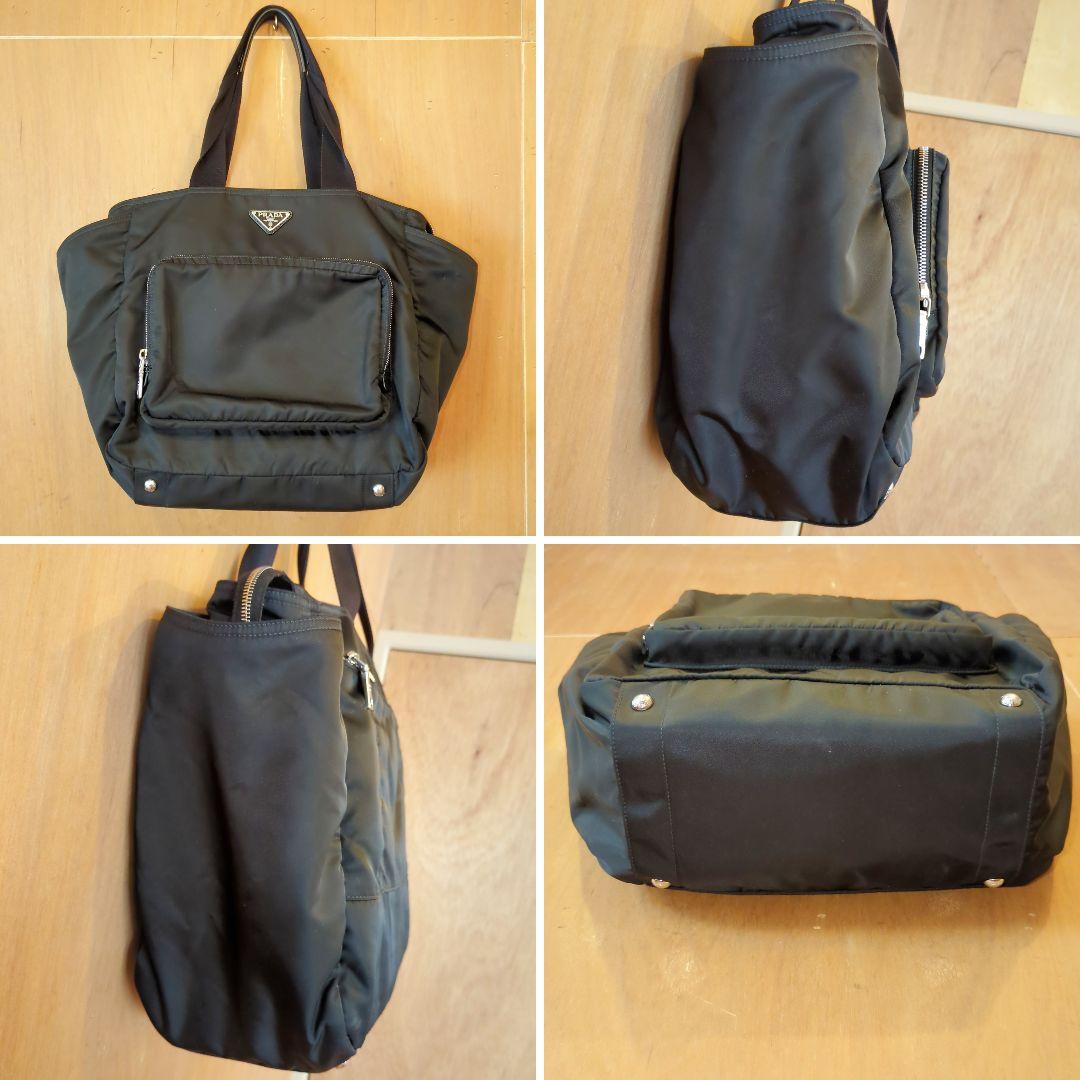 完品 美品◆PRADA　ベビーバッグ　マザー　2way ナイロン ショルダー