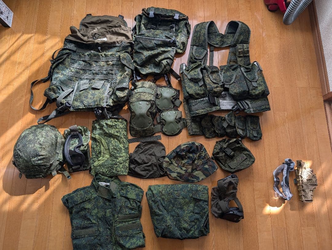 実物　ロシア軍　6sh112　戦闘服等一式