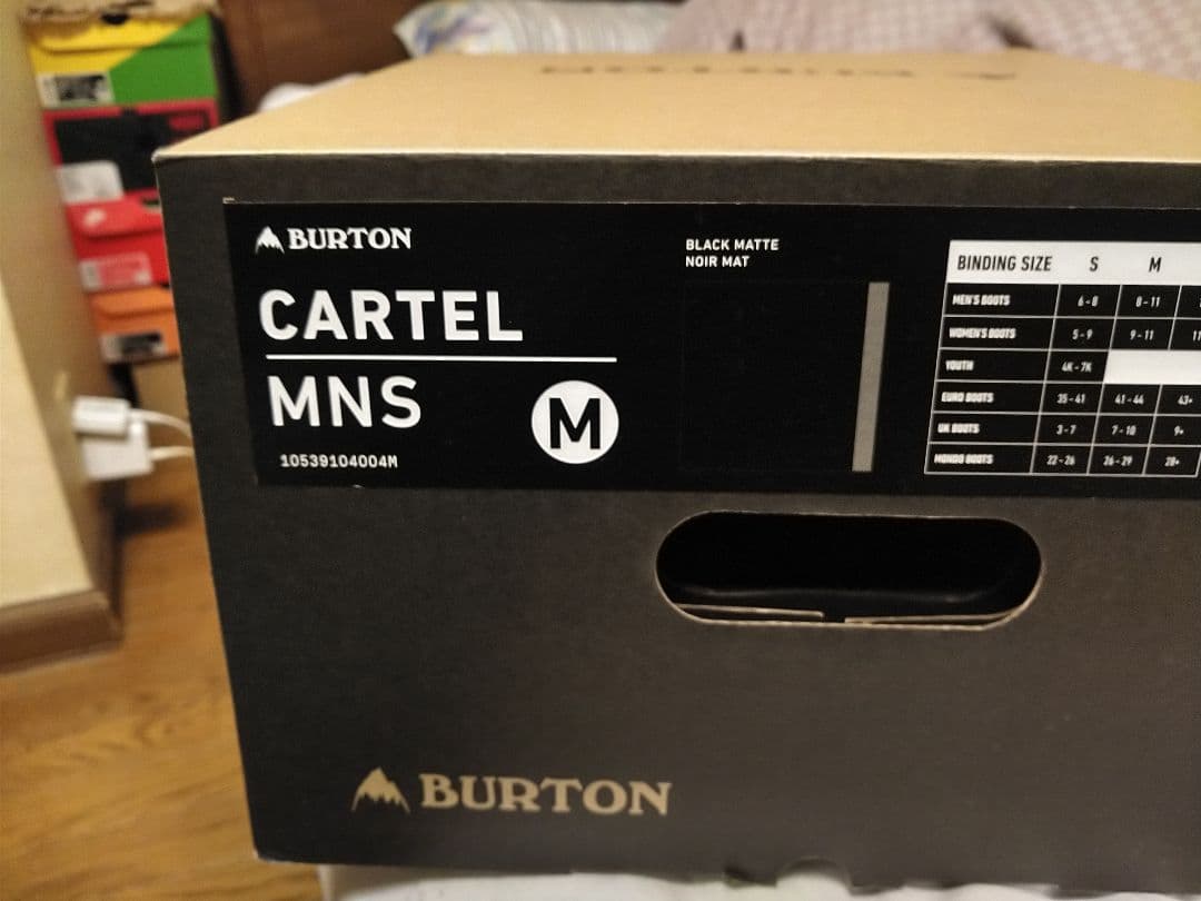 Burton Cartel ビンディング Mサイズ　Re：Flex ブラック