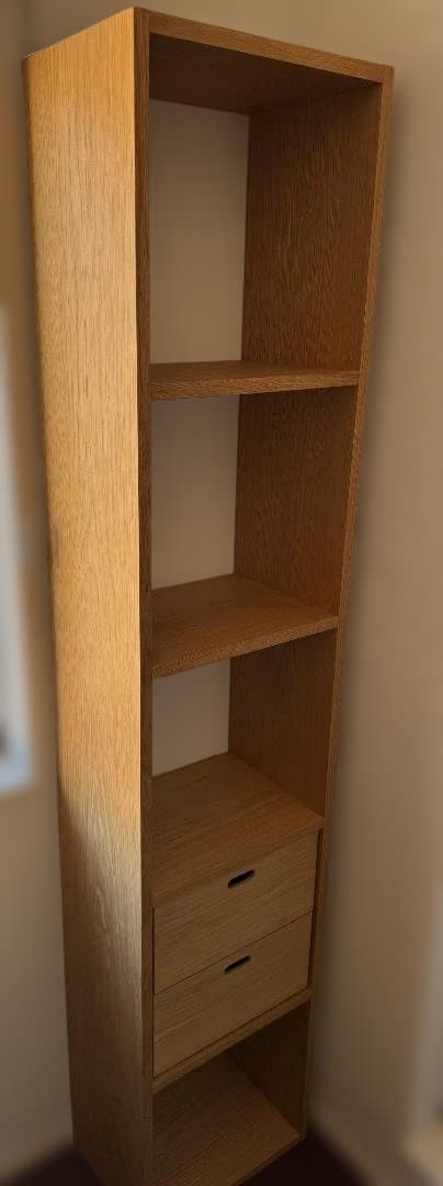 スタッキングシェルフ・５段 収納引き出し付き