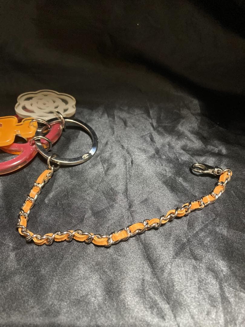 シャネル CC ココマーク カメリア 香水モチーフ チャーム キーホルダー