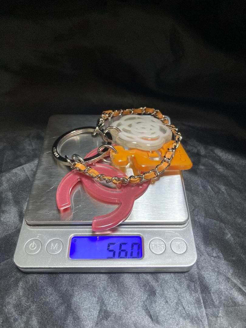 シャネル CC ココマーク カメリア 香水モチーフ チャーム キーホルダー