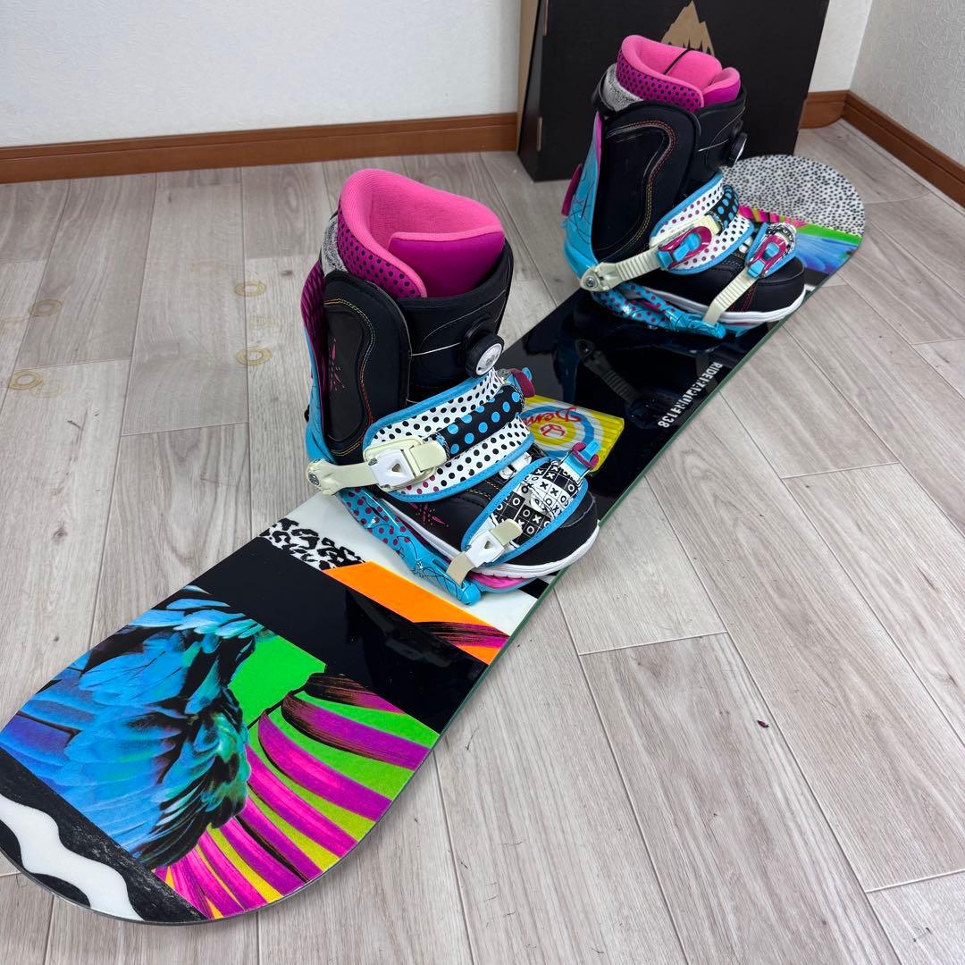 専用RIDE レディーススノーボードセット 138cm