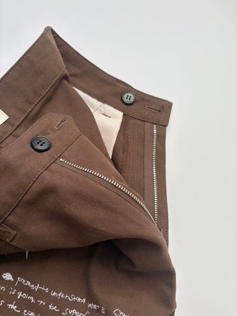 パンツ Knuth Marf high waist tattoo pants