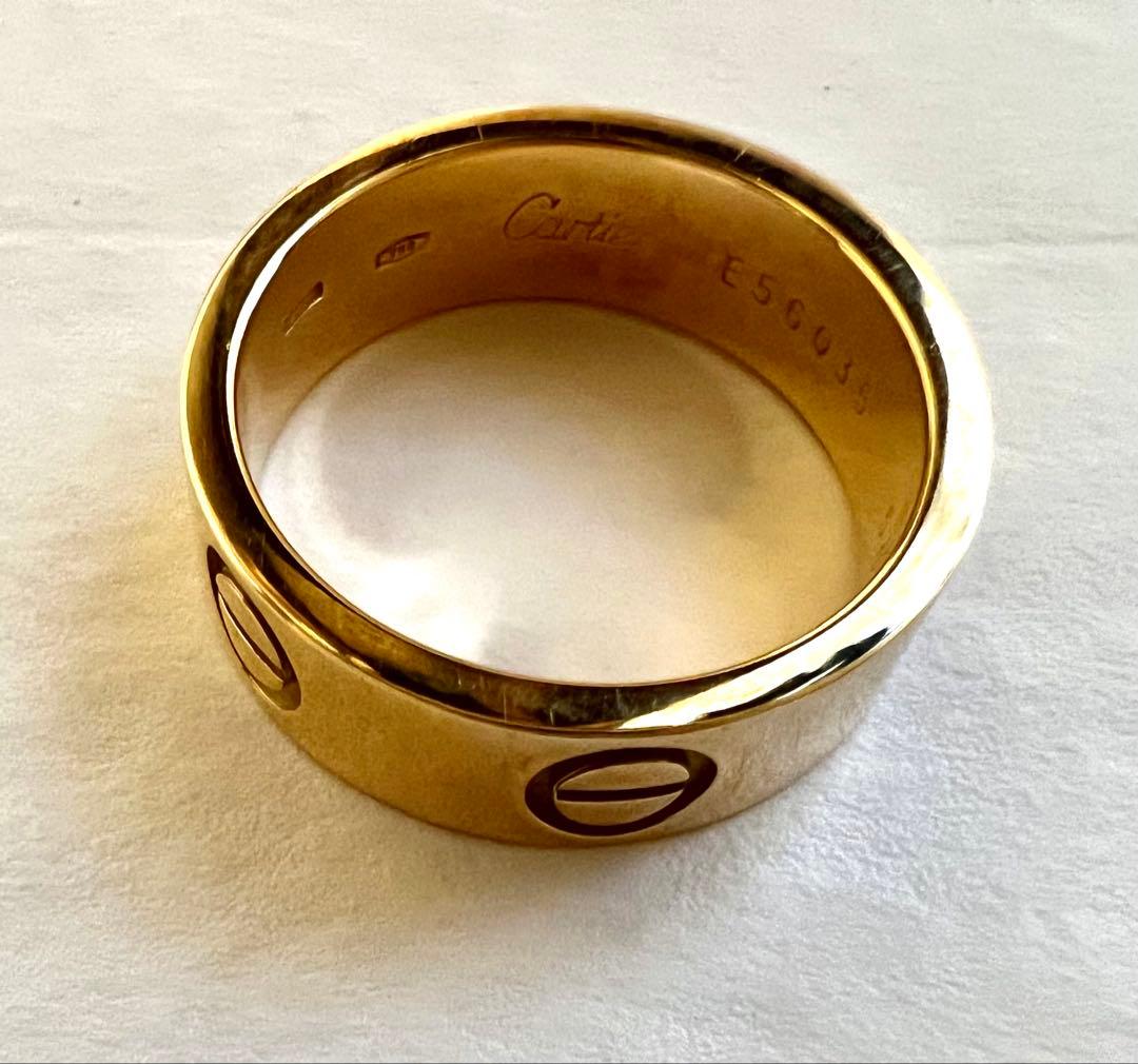 CARTIER カルティエ　イエローゴールド　ラブリング　#50 　⭐️美品⭐️