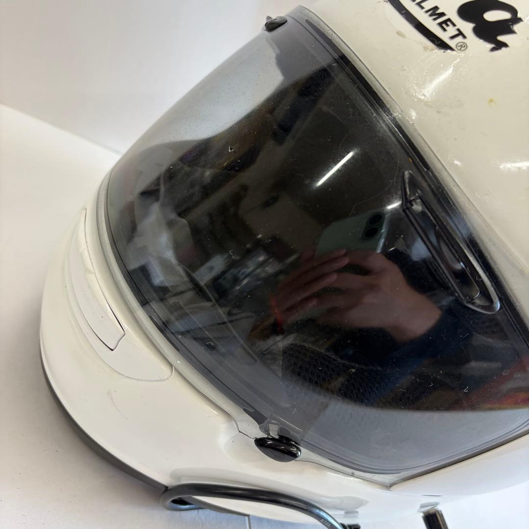 ペ*人様 Arai フルフェイスヘルメット ホワイト 収納袋付き