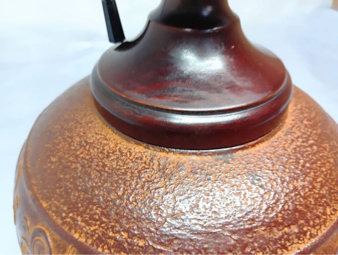 アンティーク　南部鉄器　台座　テーブル ランプ　スタンド　照明　骨董　レトロ