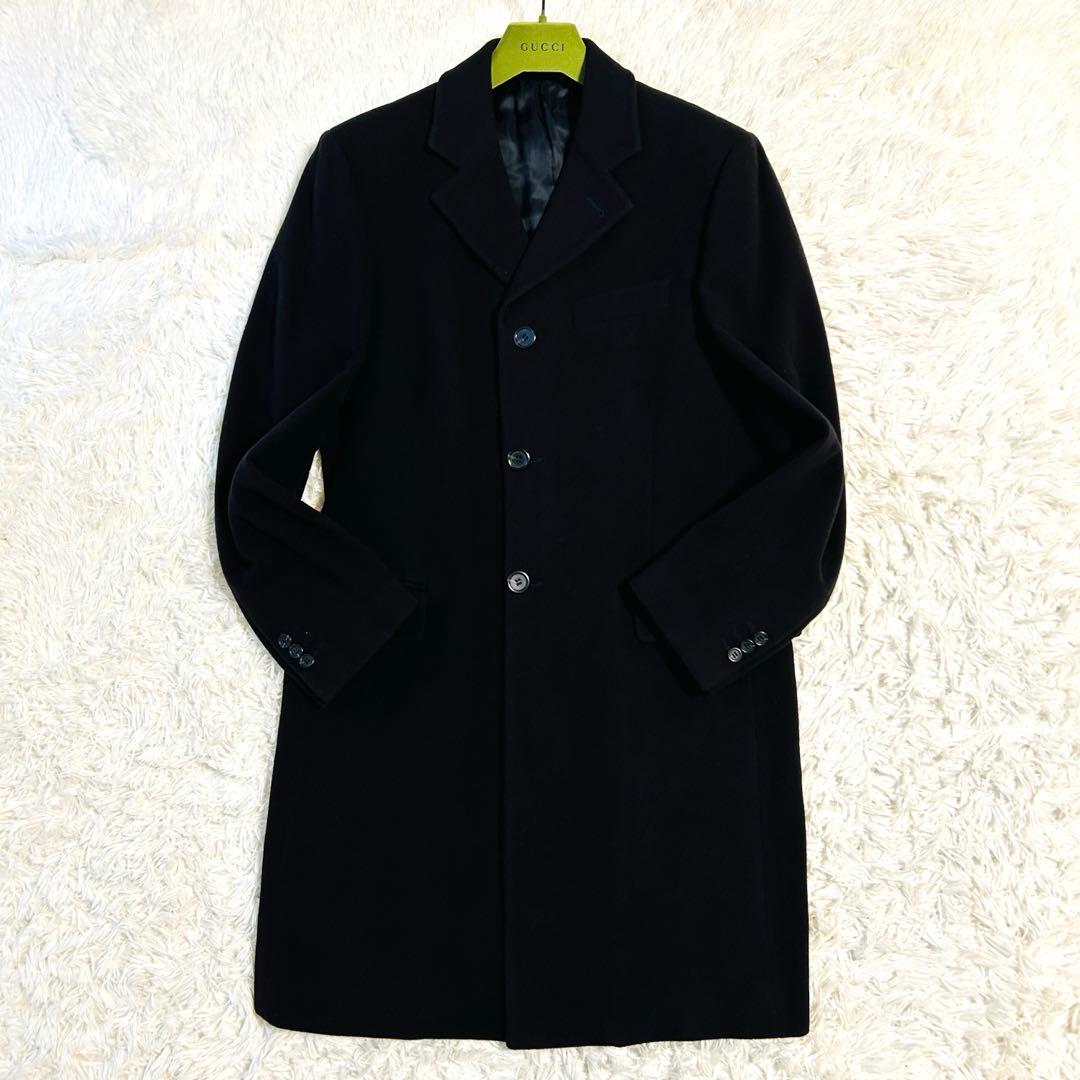 FENDI フェンディ ロングコート ウール100% ブラック