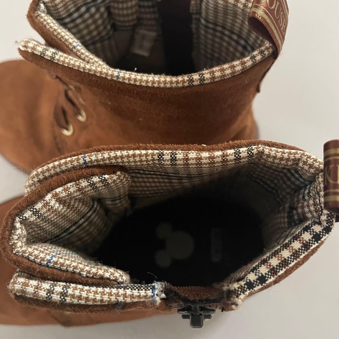 美品　七五三　3歳　アンティークお着物セット　正絹　ブラウンの総絞り被布　ブーツ