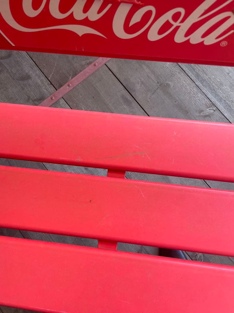Coca-Cola ベンチ3台