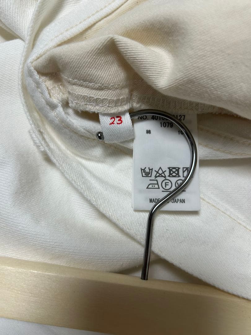 moco❤︎ロンハーマン❤︎コットンホワイトデニム❤︎23