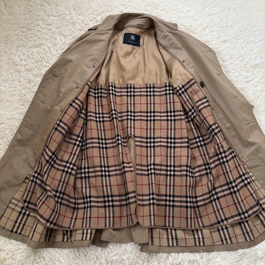 バーバリーロンドン ノバチェック トレンチコート ライナー メンズML ベージュ