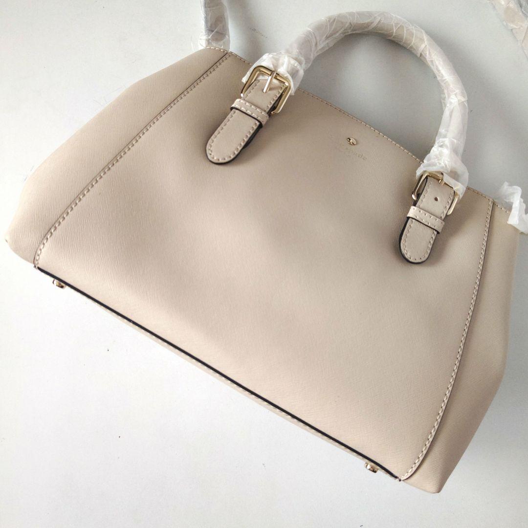 新品✨未使用【kate spade】大容量 A4 2way レザー トートバッグ