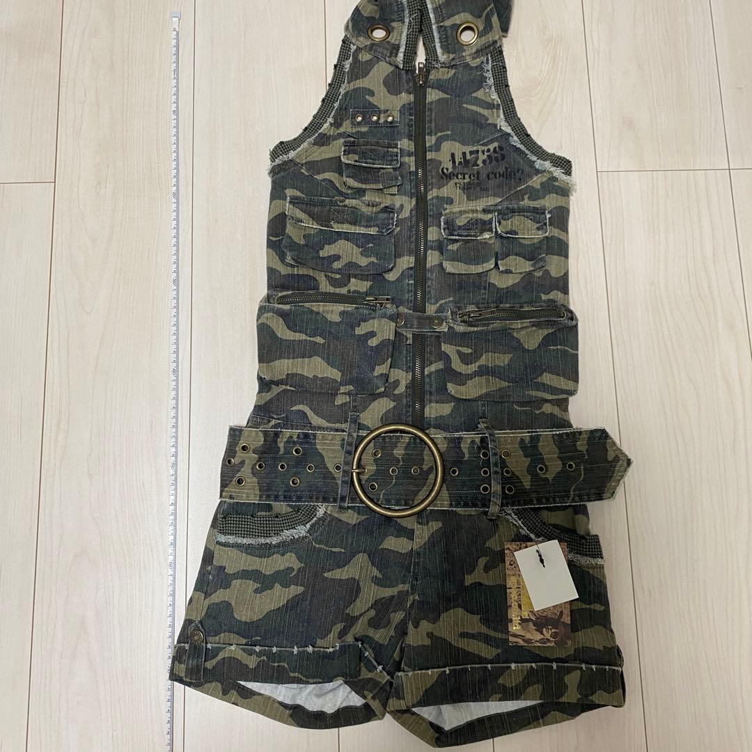 タグ付き　希少　d.i.a. ダイヤ　平成　ギャル　y2k 迷彩　サロペット