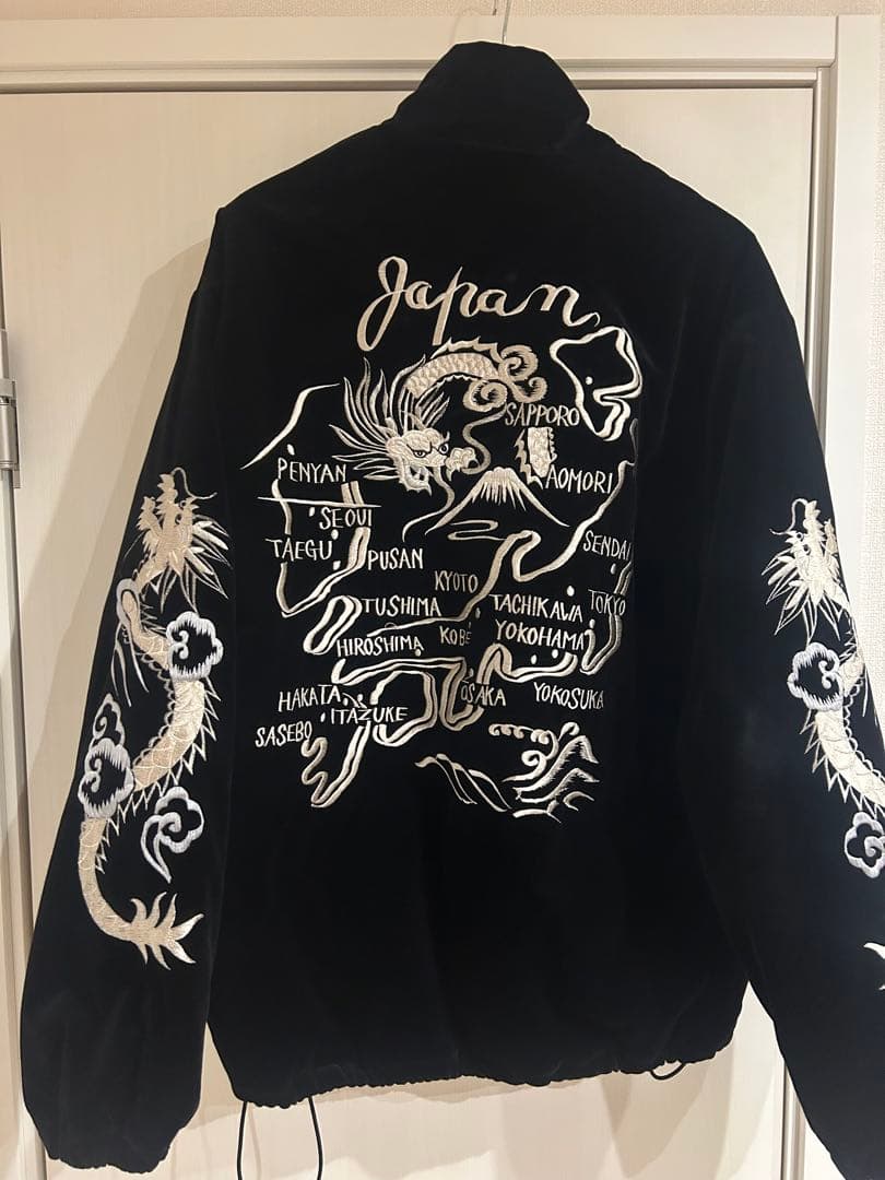 GOLD 東洋 ベルベット スカトラックジャケット スカジャン GL15554