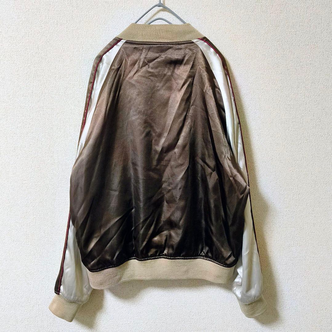 TAKEO KIKUCHI ちきりや リバーシブル スカジャン ベロア 刺繍 M