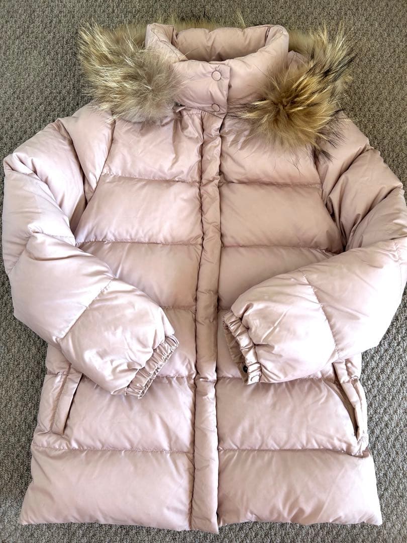 モンクレール ダウンジャケット バレンティーヌ フード付 ピンク 00 茶タグ