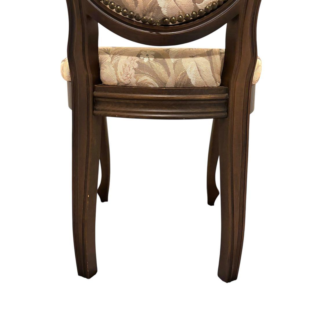 【良品】イタリア製 ダイニングチェア アンティーク調　ロココ ドレッサー 猫脚