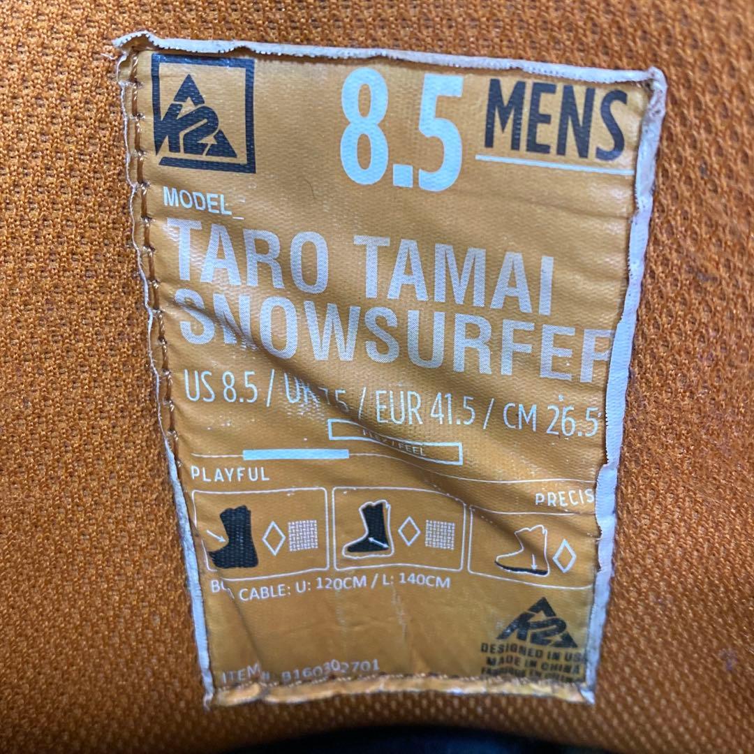 K2 Taro Tamai  Sufer 26.5cm K2 TTブーツ