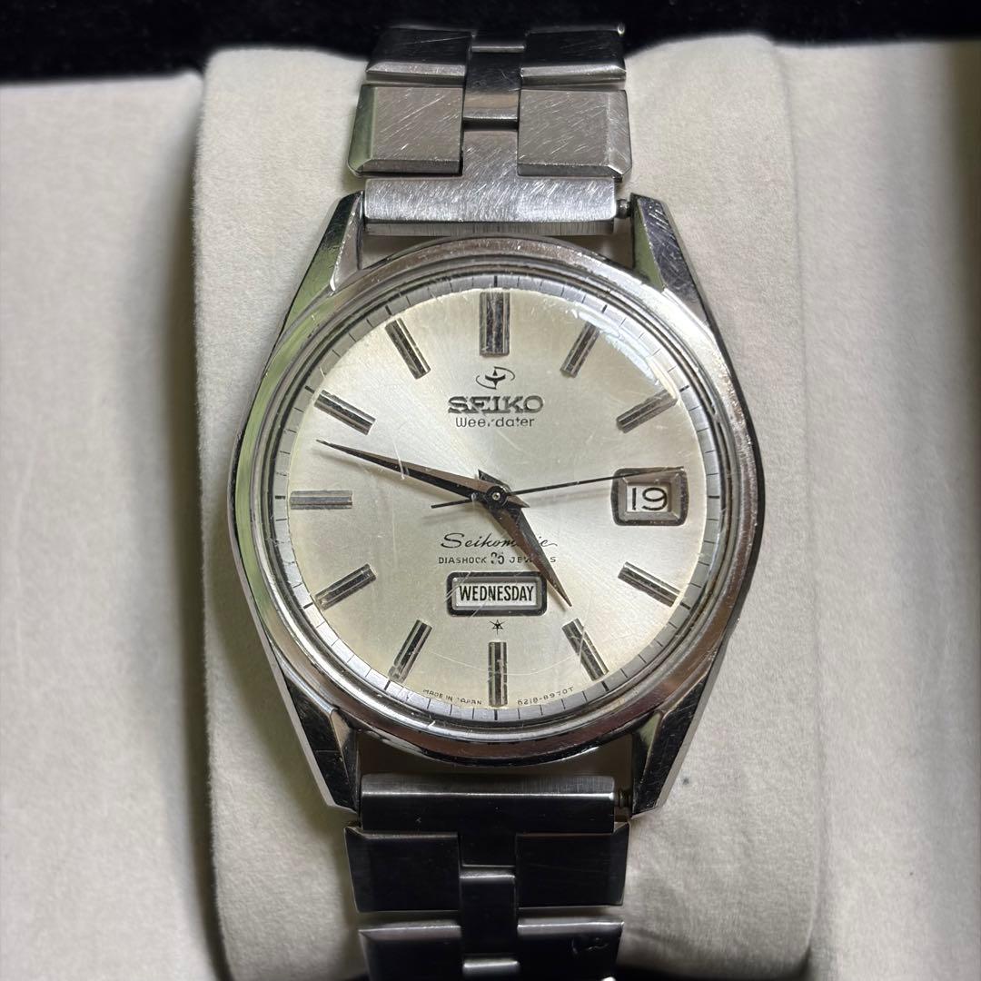 セイコーマティック　SEIKO WEEKDATER 35石　動作確認済