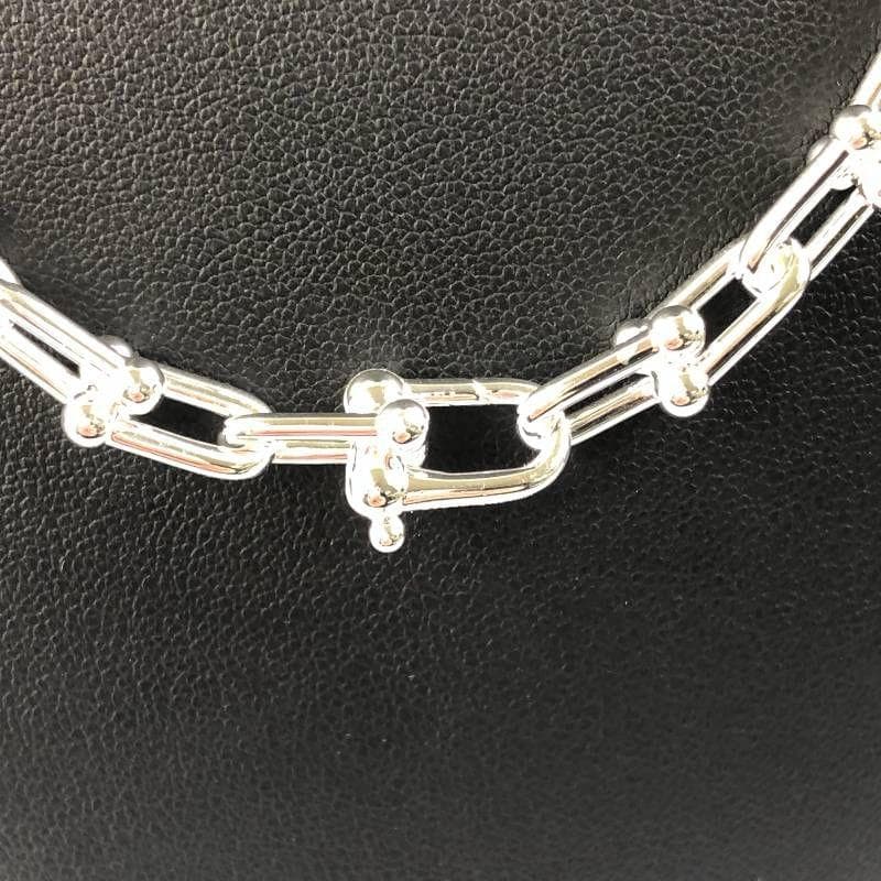 美品 ティファニー ハードウェア グラジュエイテッドリンク ネックレス