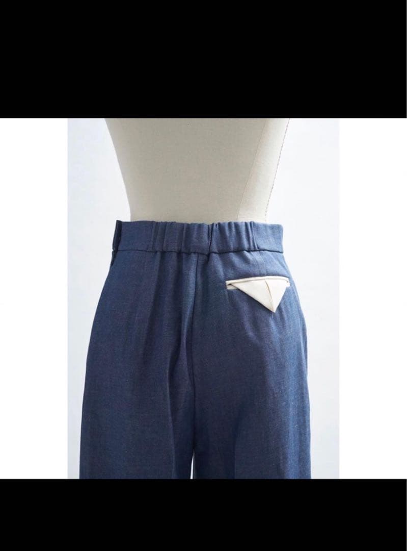 新品未使用　yori shirocon ワイドデニムパンツ　36