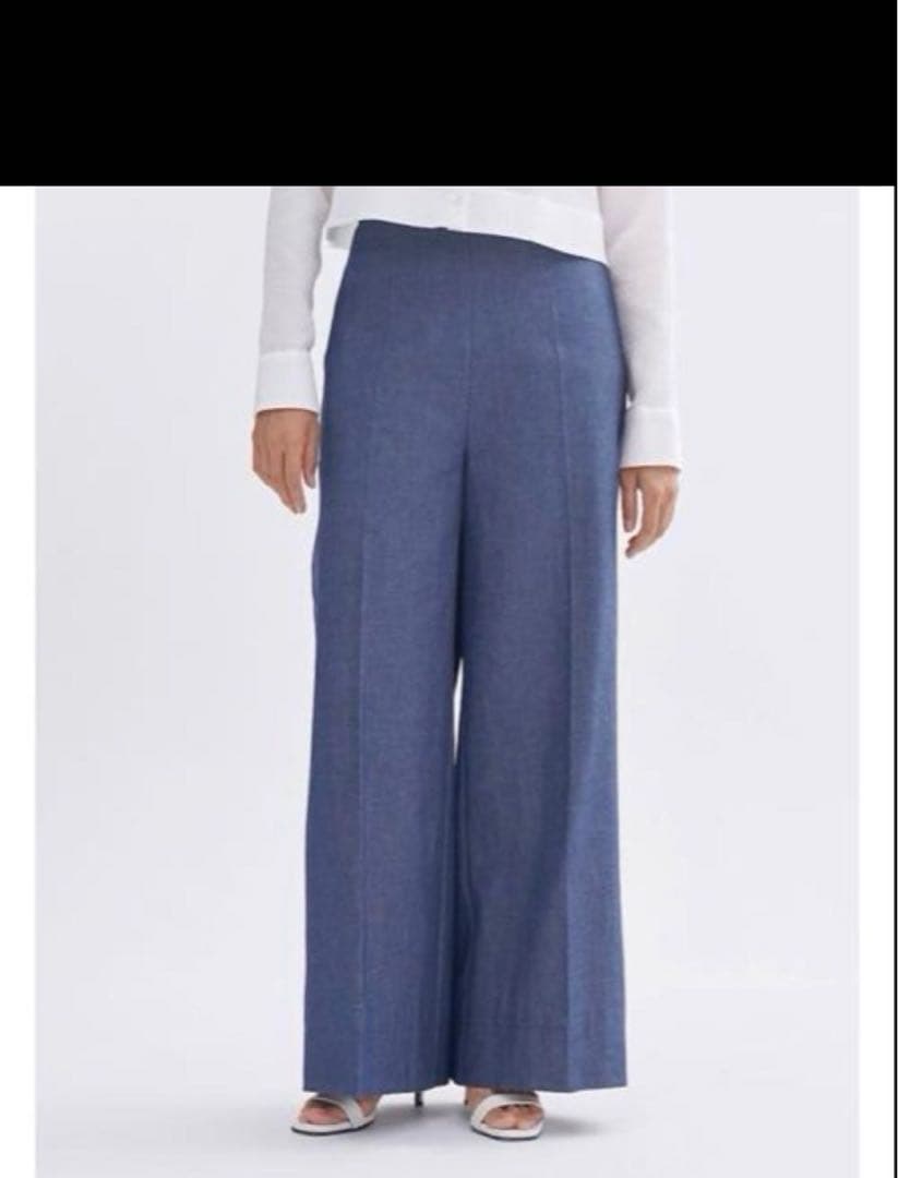 新品未使用　yori shirocon ワイドデニムパンツ　36