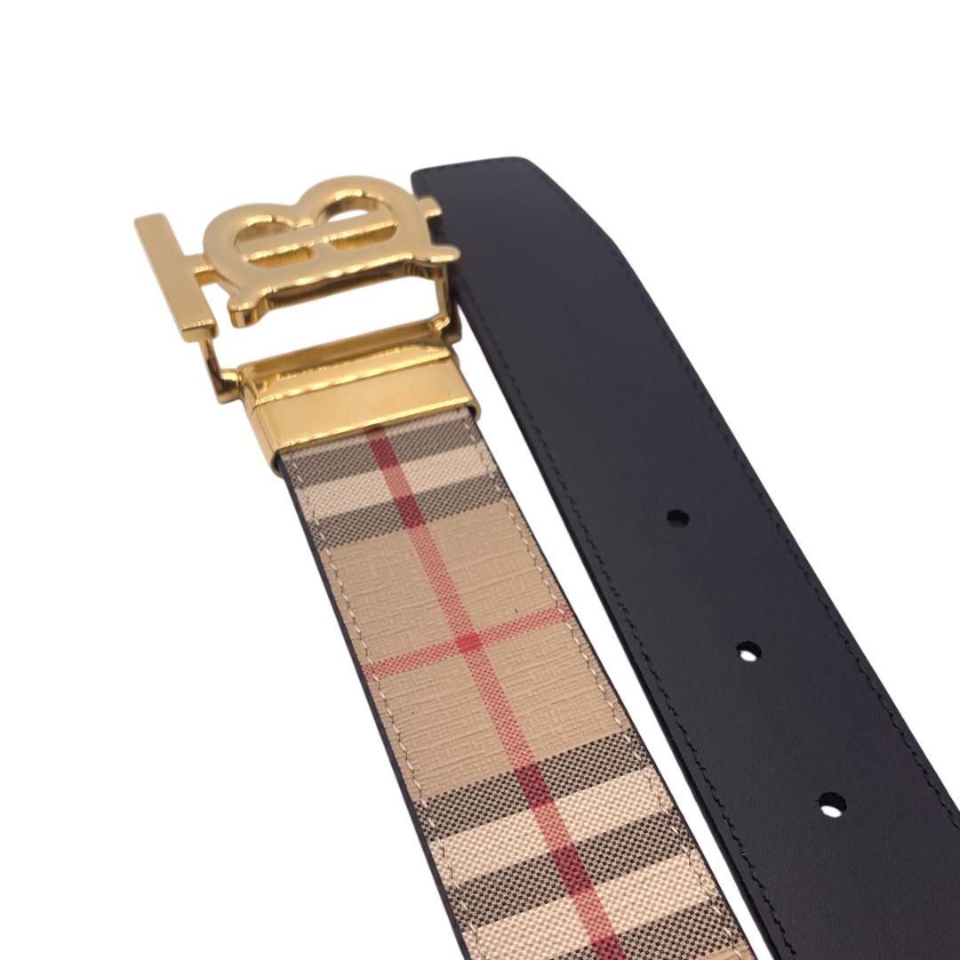 美品★Burberry　バーバリー　ベルト　リバーシブル90-100ｃｍ