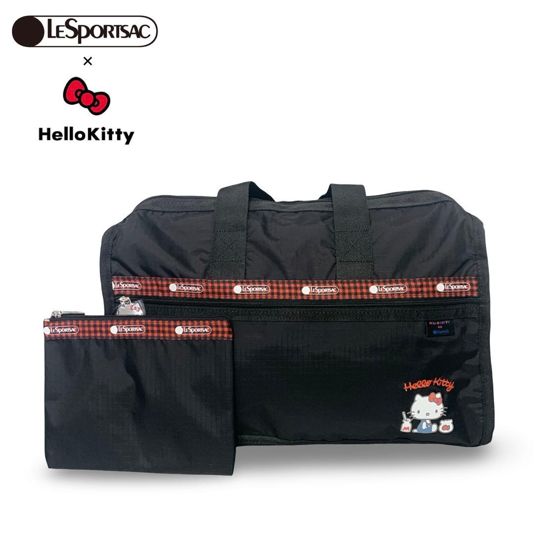 ✨新品 LeSportsac ×ハローキティ ボストンバッグ MED ポーチ付き