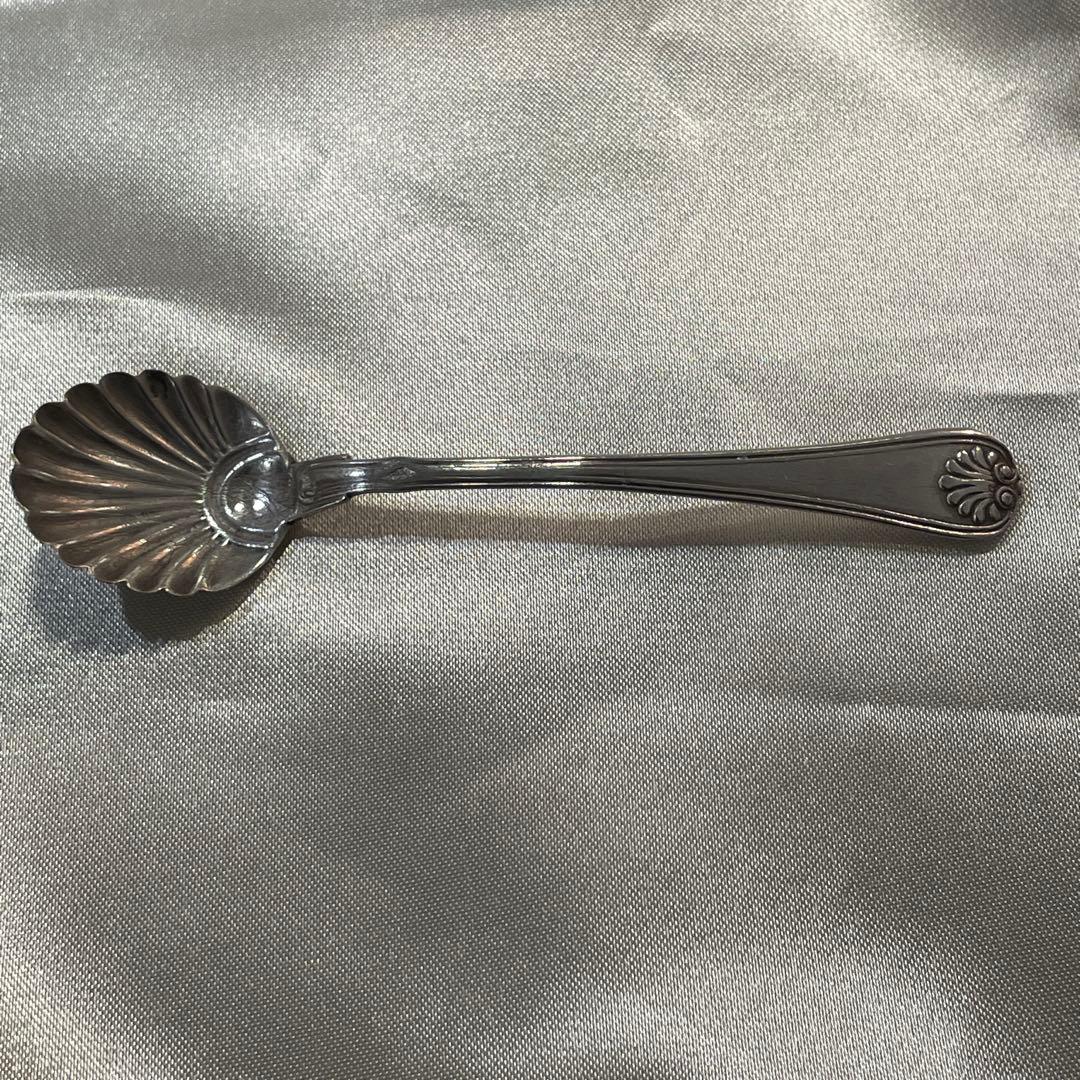 シルバー スプーン 純銀 19世紀 ホールマークあり フランス 9.5cm 1本