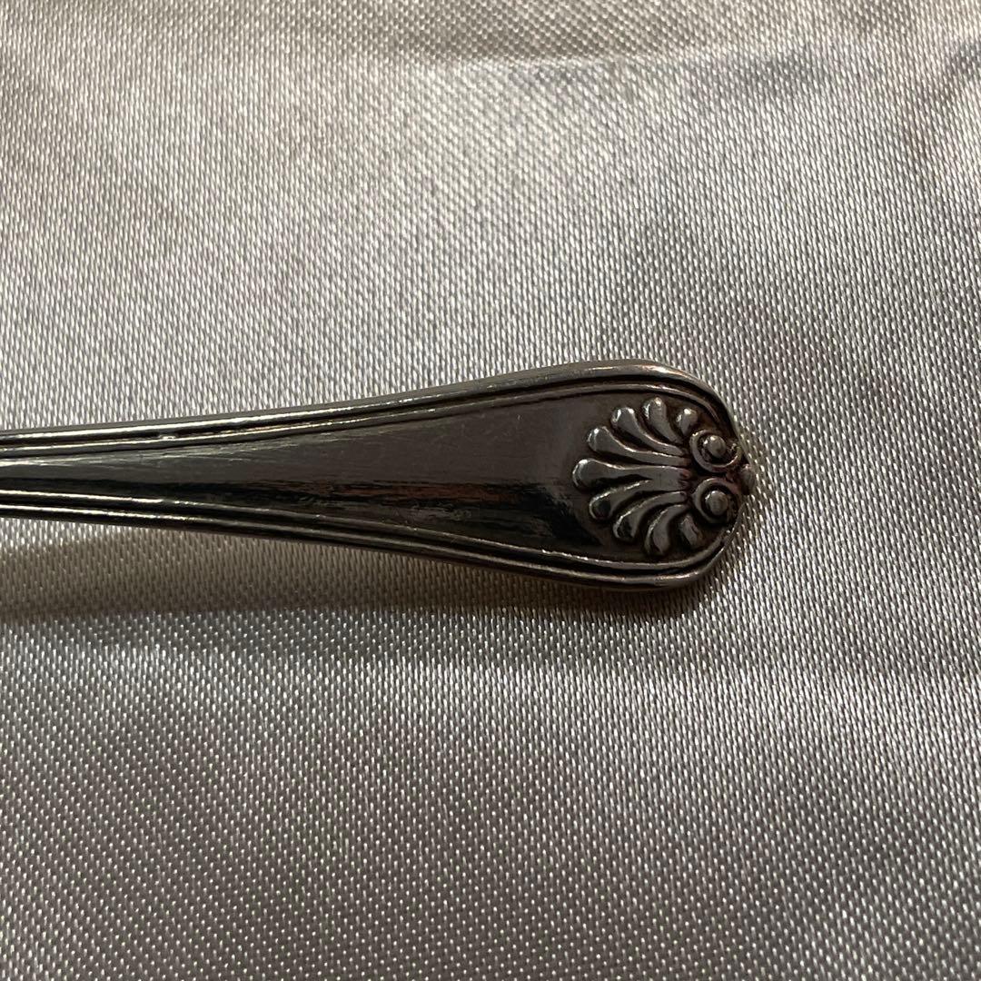 シルバー スプーン 純銀 19世紀 ホールマークあり フランス 9.5cm 1本