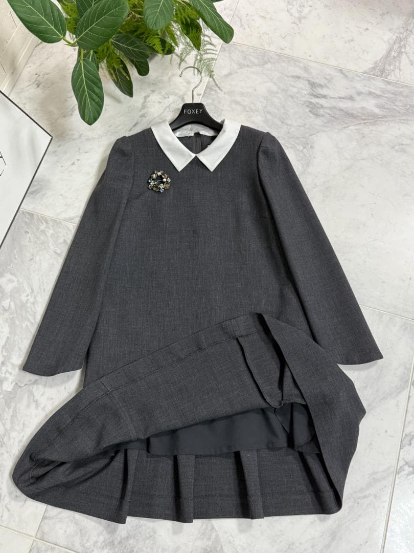 未使用級★FOXEY/フォクシー ワンピース プライベート ノアール 38