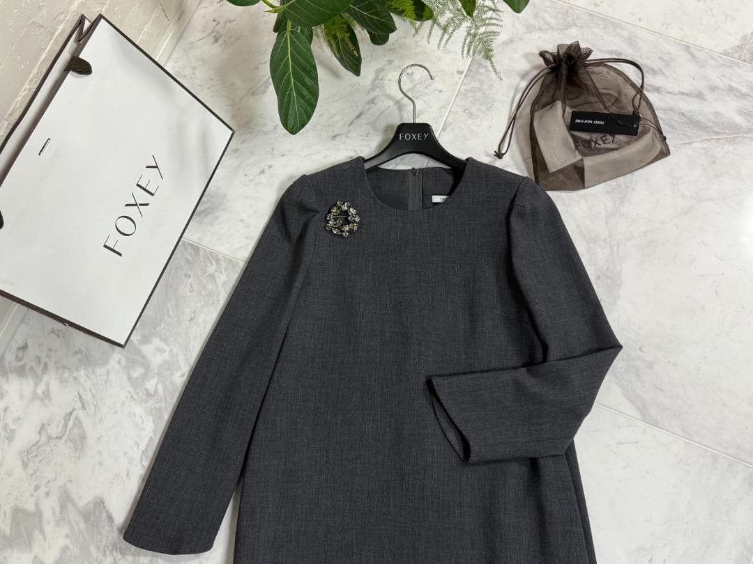 未使用級★FOXEY/フォクシー ワンピース プライベート ノアール 38