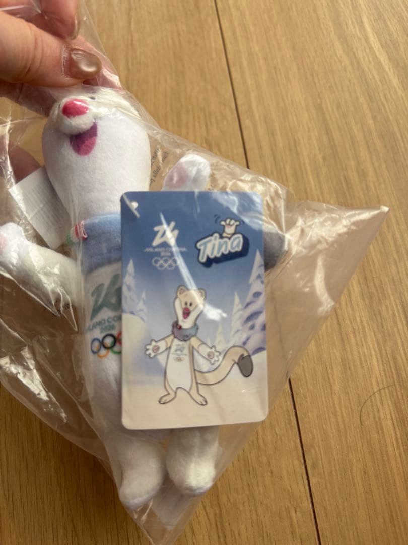 【新品】Tina ぬいぐるみ マスコット ミラノ・コルティナ 2026 18㎝