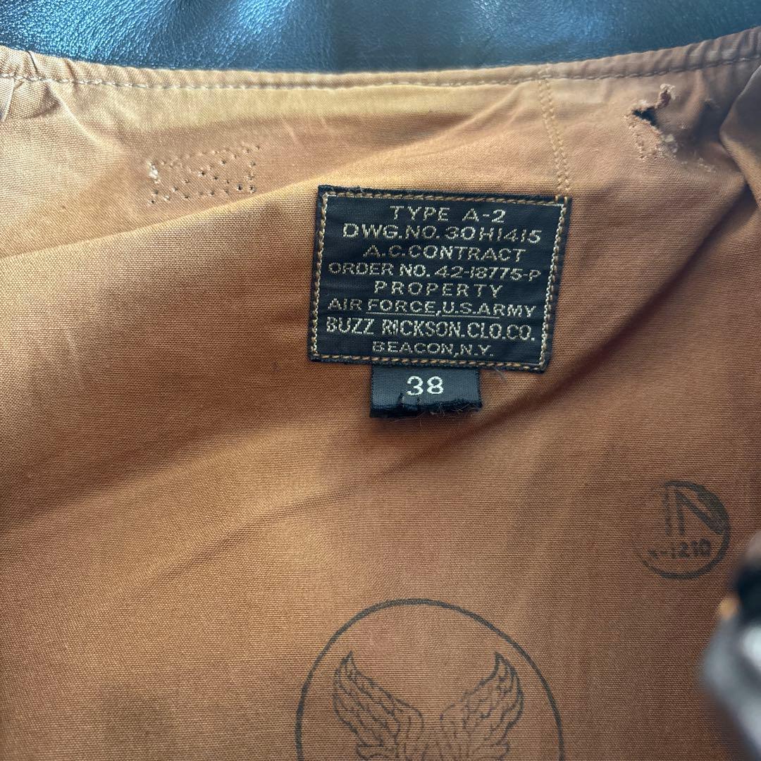 BUZZ RICKSON’S A-2 初期M品番M-83145 38