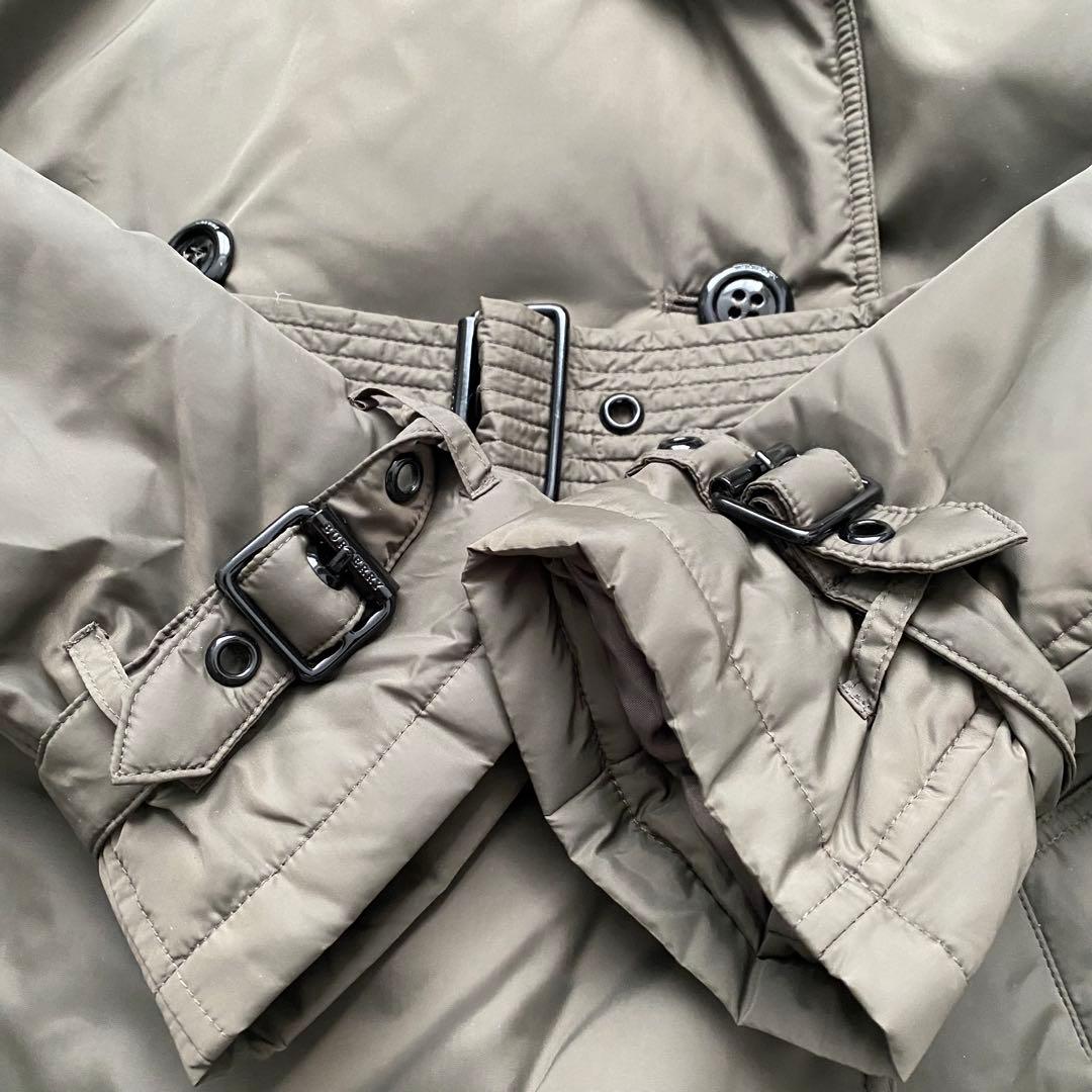 【極美品】 バーバリー トレンチコート 中綿 現行モデル カーキ ノバチェック