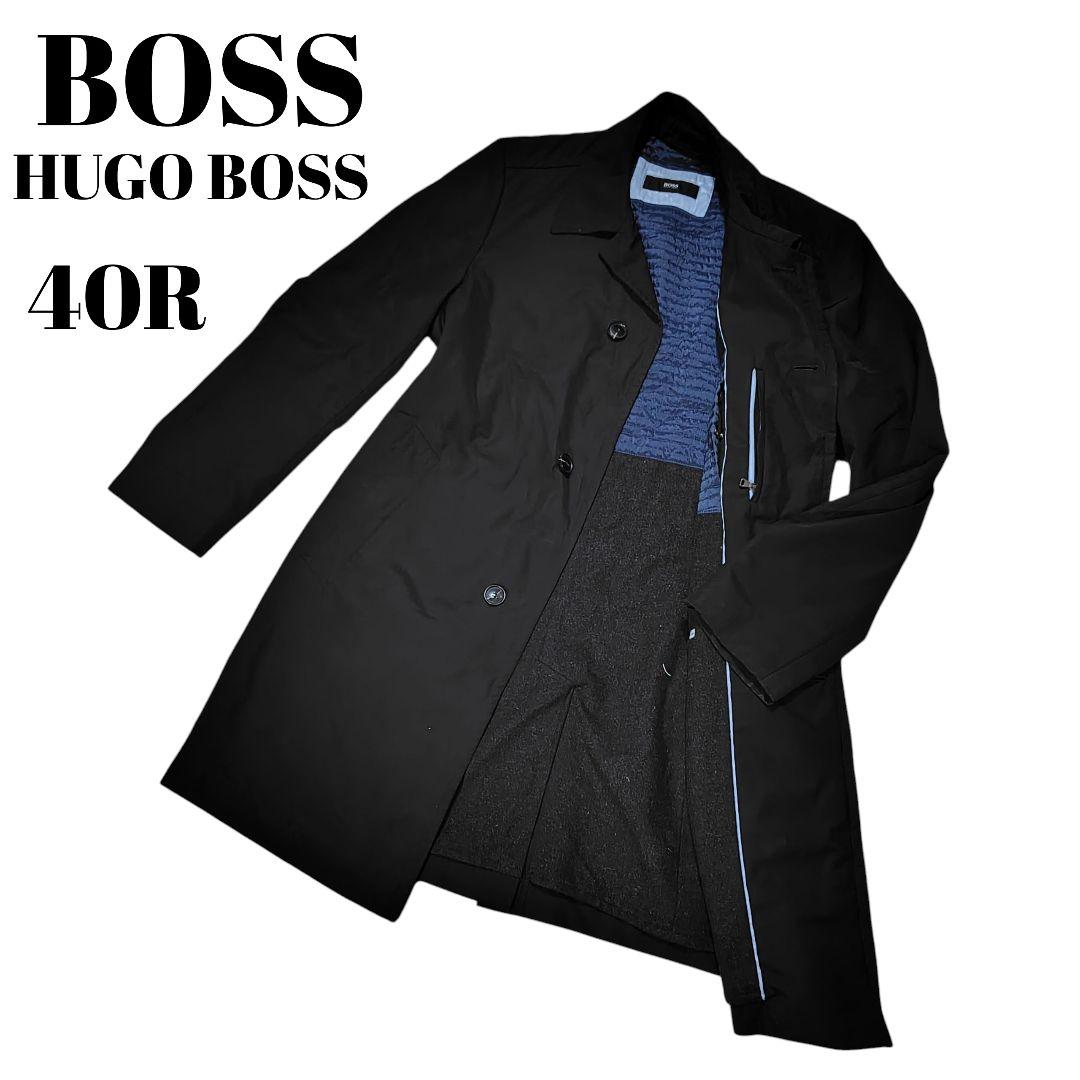 HUGO BOSS ヒューゴ・ボス　ブラック コート 40R