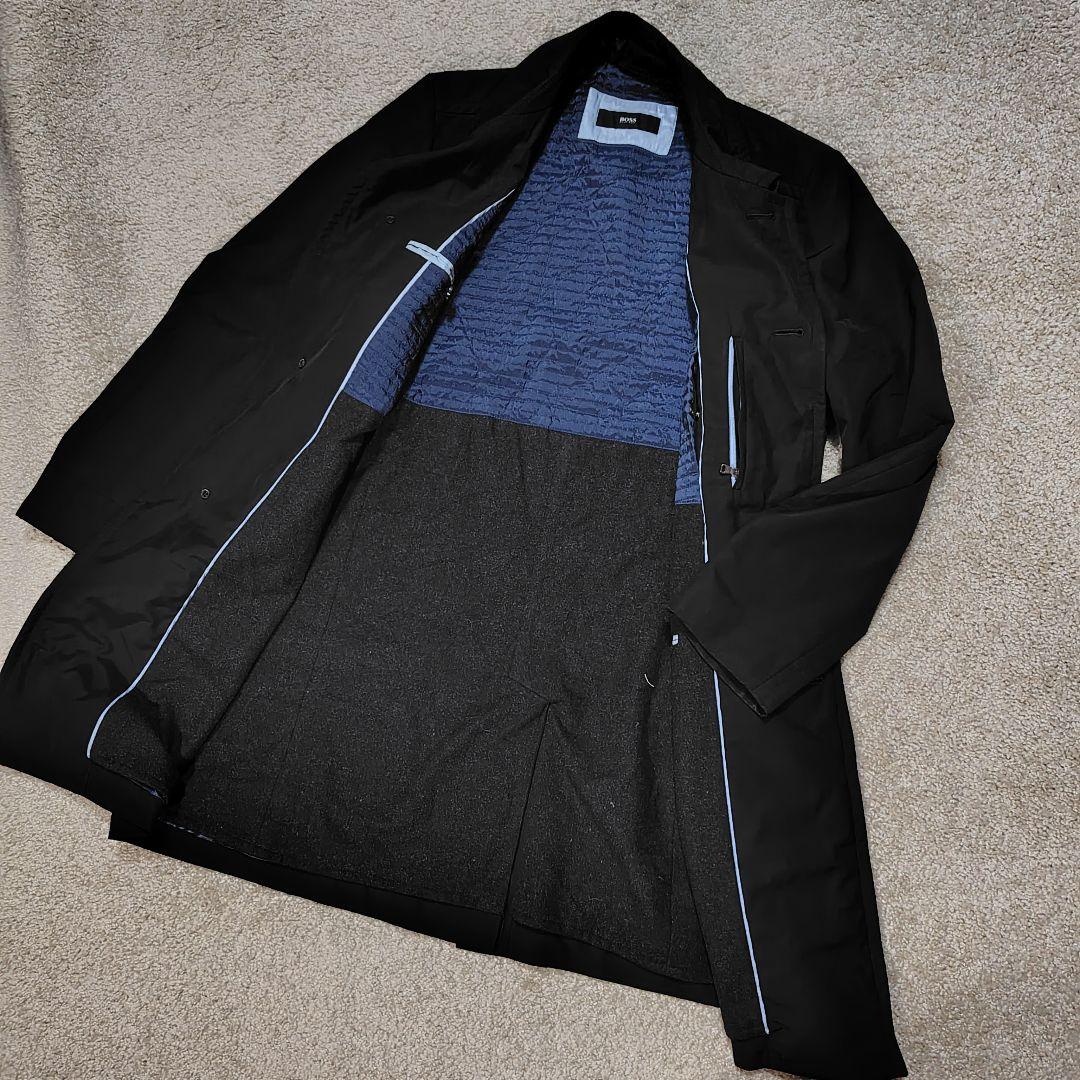 HUGO BOSS ヒューゴ・ボス　ブラック コート 40R