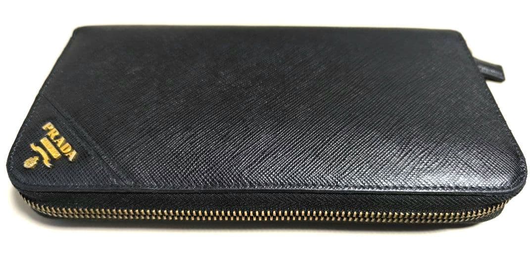 【PRADA】プラダ長財布 サフィアーノ レザージップアラウンドウォレット